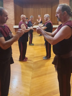 bowing in for partner work